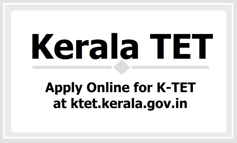 Kerala KTET Notification 2022