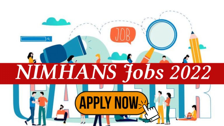 NIMHANS Jobs Notification 2022