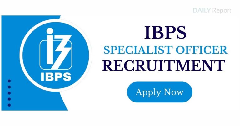 IBPS Specialist Officers Notification 2022