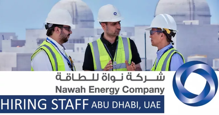 Nawah Energy Company Jobs Abu Dhabi, UAE | 50 Jobs