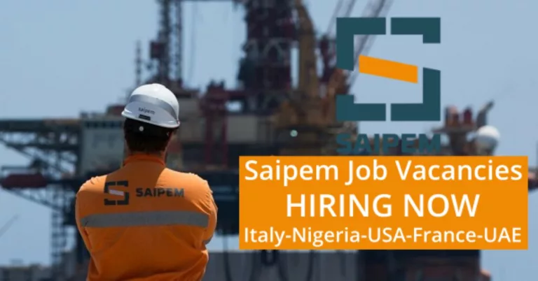 Saipem Jobs & Careers | Worldwide Recruitment 100+ Jobs