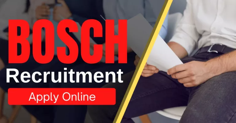 Bosch Jobs UAE-USA-UK-India-Canada | 100 Jobs