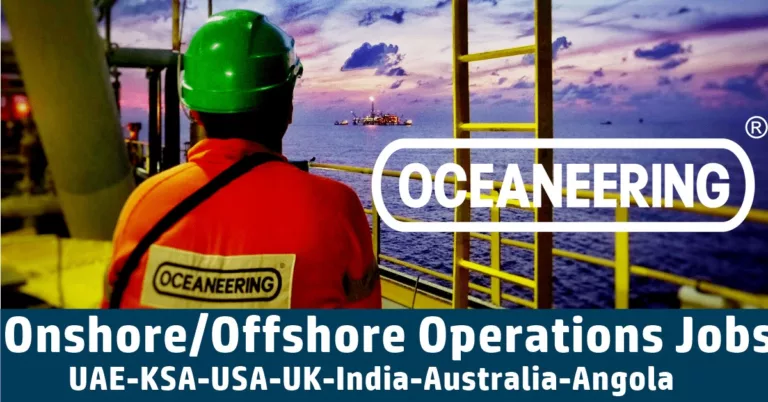 Oceaneering Careers UAE-USA-Qatar-India-Malaysia-Canada-UK-KSA 2023