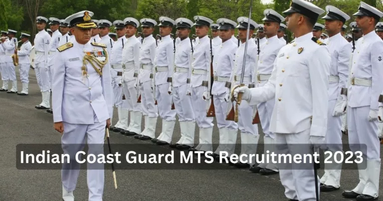 പത്താം ക്ലാസ്സ്‌ ഉള്ളവര്‍ക്ക് കോസ്റ്റ് ഗാര്‍ഡില്‍ അവസരം – Indian Coast Guard MTS Recruitment 2023