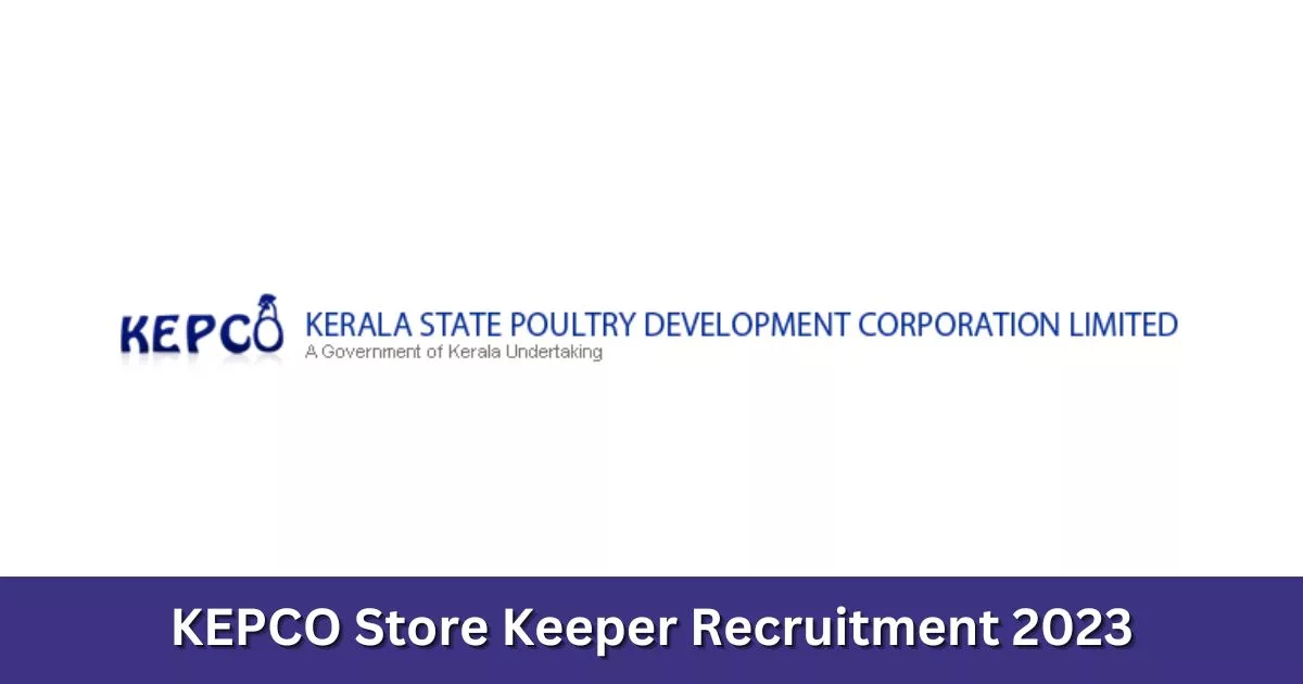 KEPCO Store Keeper Recruitment 2023