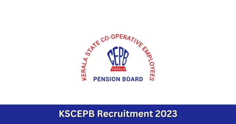 കേരള സംസ്ഥാന സഹകരണ പെന്‍ഷന്‍ ബോര്‍ഡില്‍ Data Entry സ്റ്റാഫ്‌ ഒഴിവുകള്‍ – KSCEPB Recruitment 2023