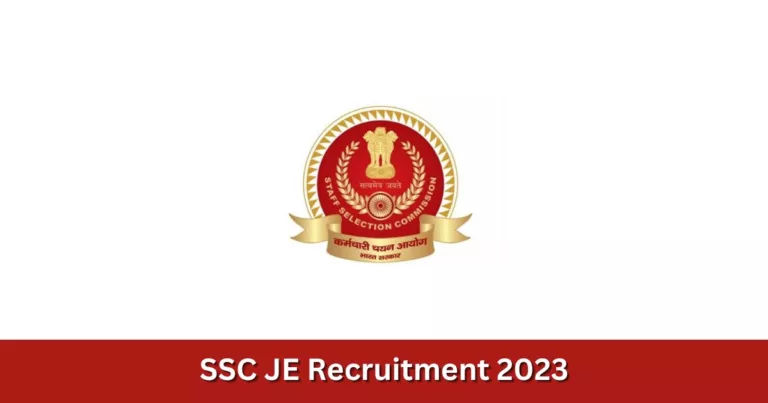 കേന്ദ്ര സര്‍ക്കാര്‍ വകുപ്പുകളില്‍ സ്ഥിര ജോലി അവസരം – SSC JE Recruitment 2023