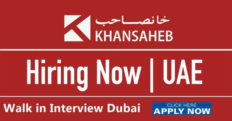 Khansaheb Job Vacancies Dubai | Khansaheb Facilities Management Jobs 2023