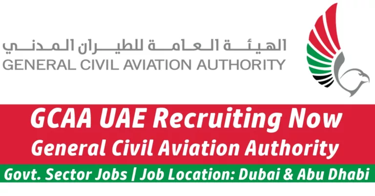 GCAA Jobs UAE | General Civil Aviation Authority Careers 2024
